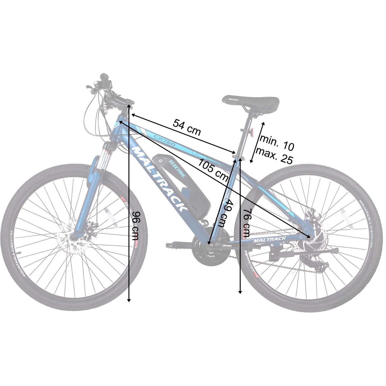 Komfortowa jazda dzięki amortyzowanemu widelcowi