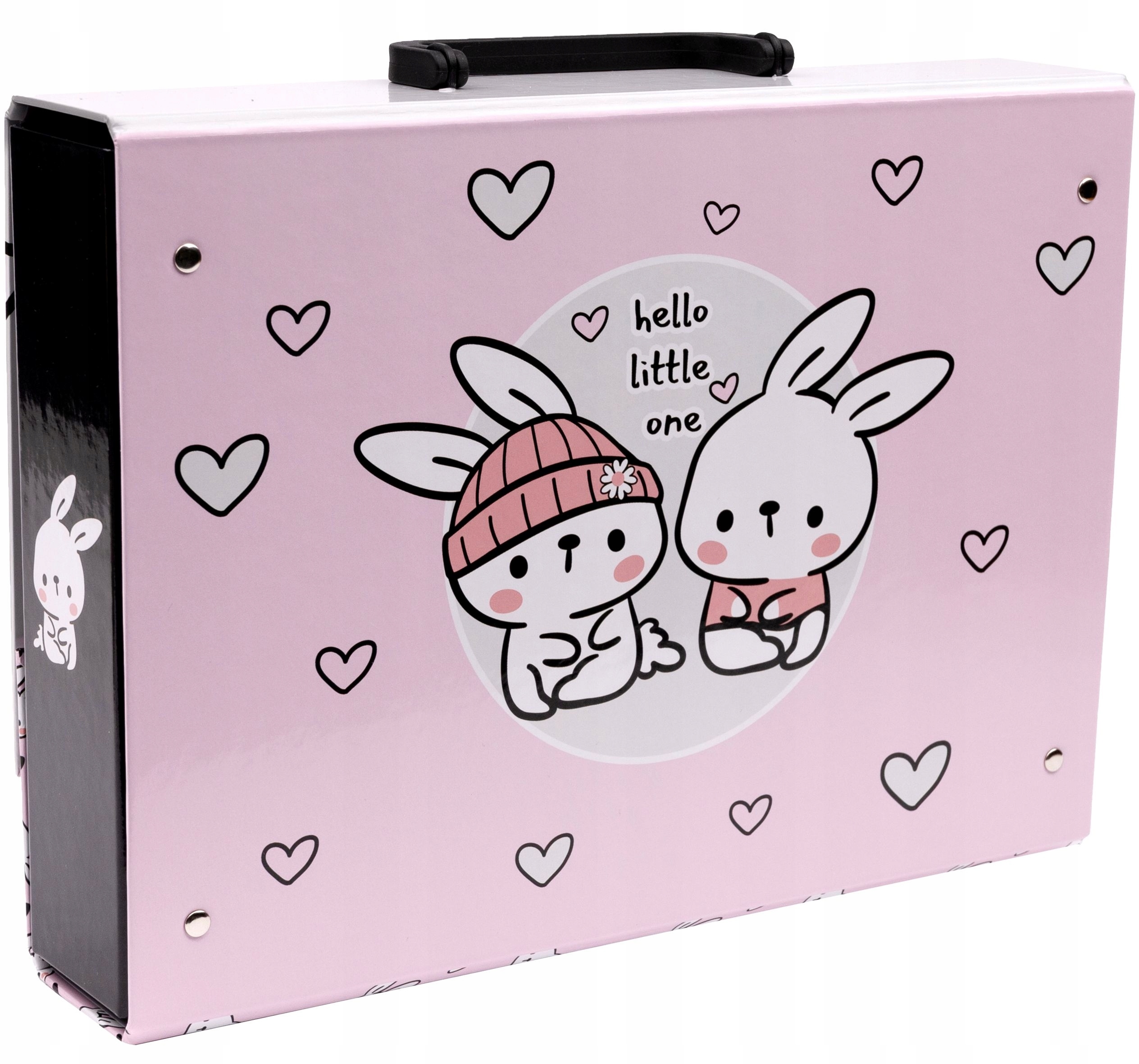 Teczka z rączką walizeczka Hello little one – Idealne miejsce dla małych artystów