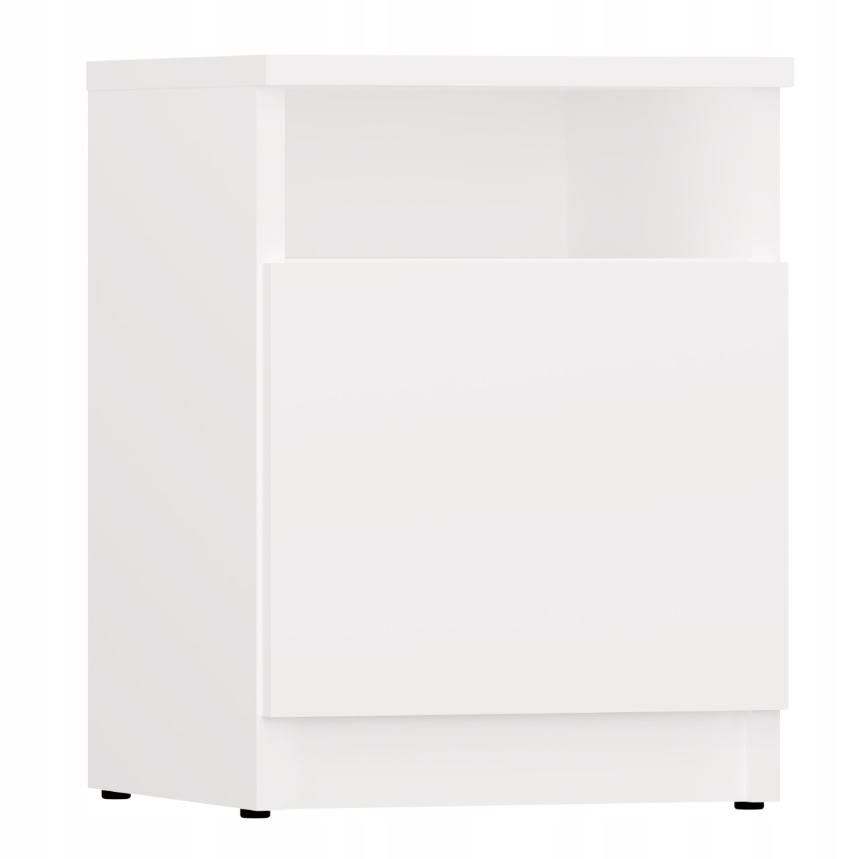 Szafka nocna GALAX 30 1D BIAŁY – Eleganckie uzupełnienie sypialni