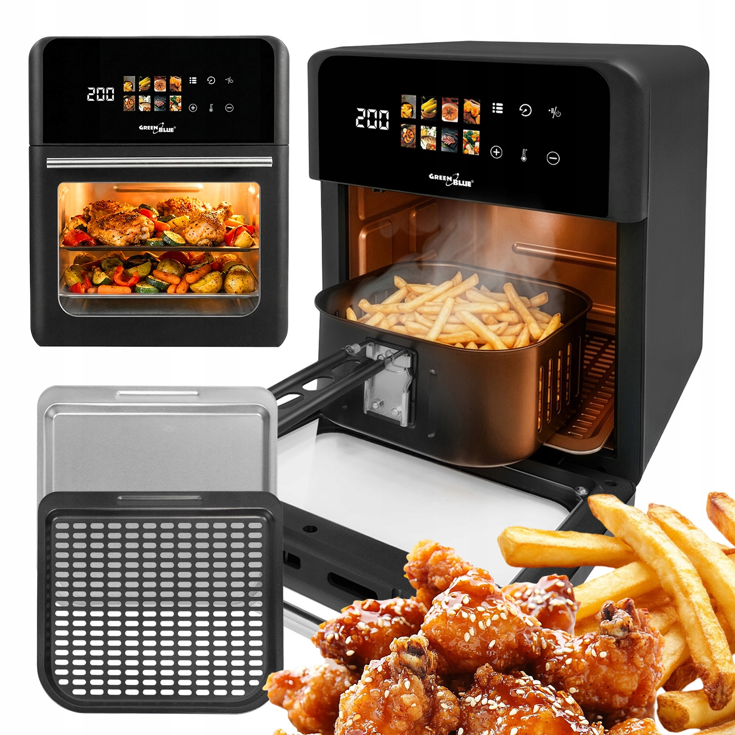 Frytkownica beztuszczowa AIR FRYER GB950
