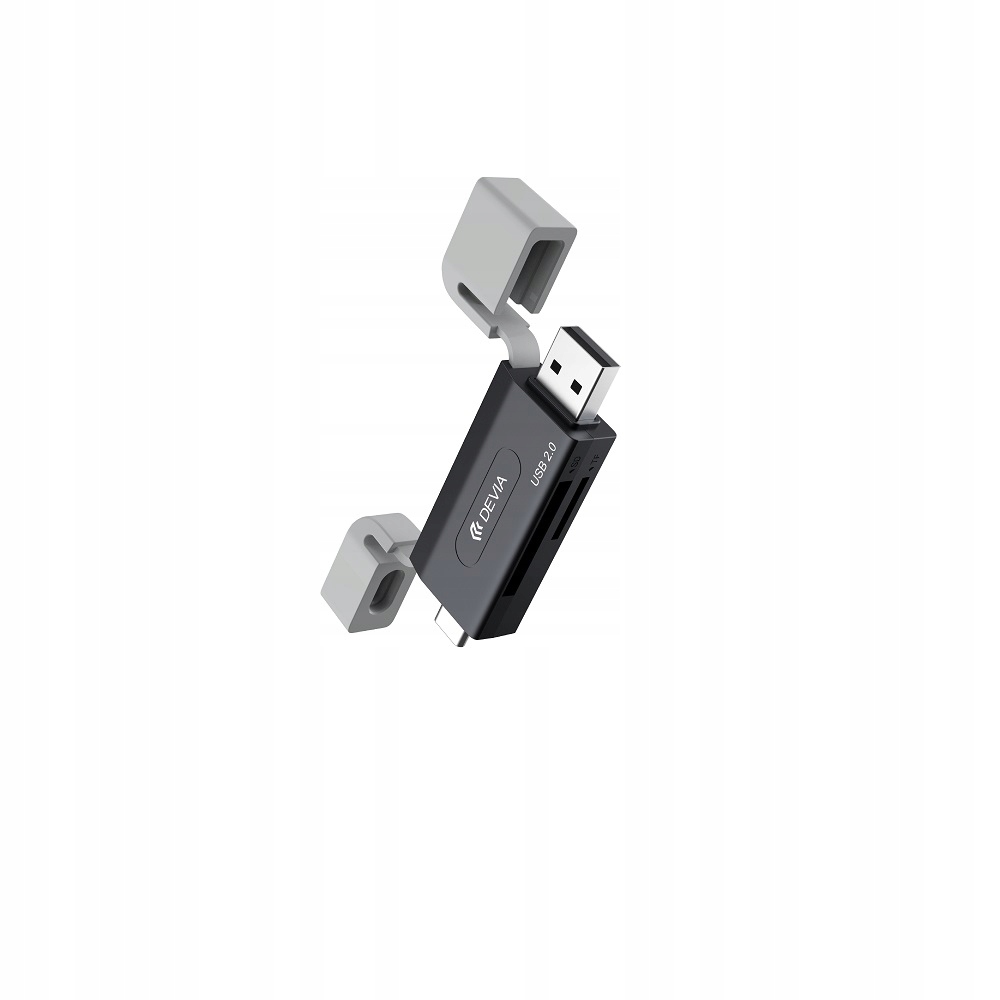 Devia czytnik kart 2w1 EL239 USB/USB-C 2.0 – Niezbędne narzędzie do przesyłania danych
