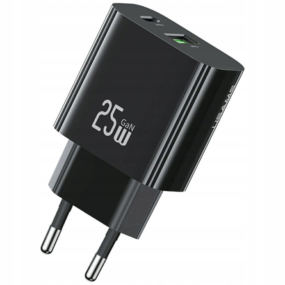 Ładowarka sieciowa USAMS CC315 T65 25W 1xUSB-C 1xUSB-A Fast Charging – Szybkie ładowanie w zasięgu ręki