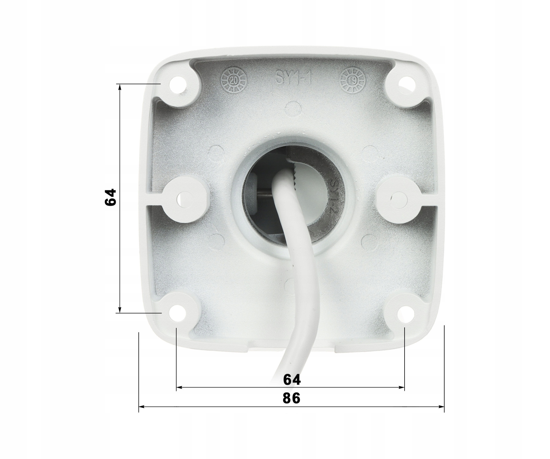 Wysoka rozdzielczość 4 Mpx z obiektywem 2.8 mm