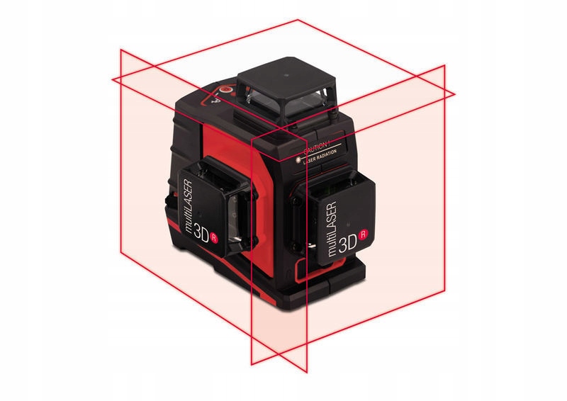 Funkcje 3D – Sześć krzyży laserowych dla idealnych pomiarów