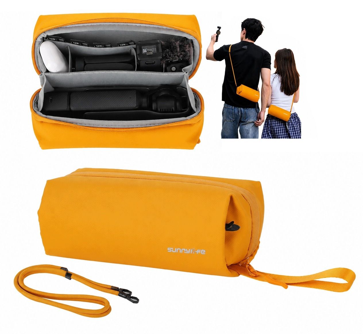 Etui Futerał Organizer Case Do Dji Osmo Pocket 3 / Insta360 X5 / Go 3S – Idealna ochrona dla Twojego sprzętu