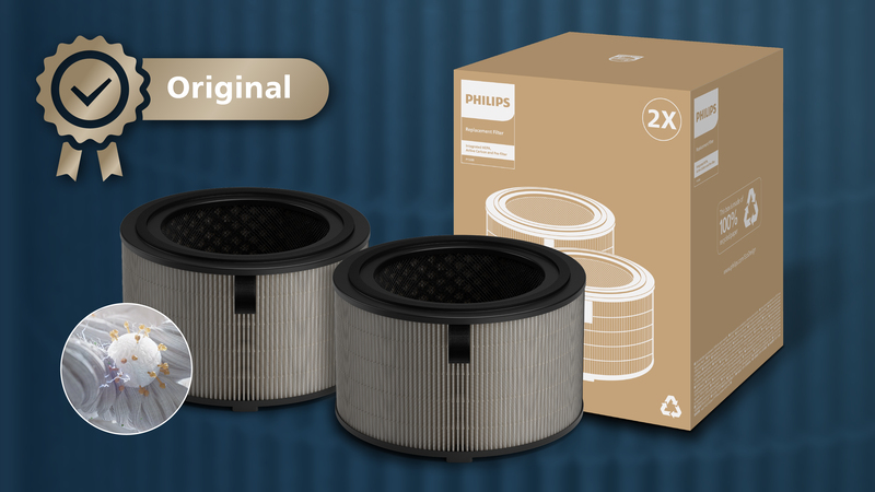 Zestaw zawiera dwa filtry do Twojego oczyszczacza