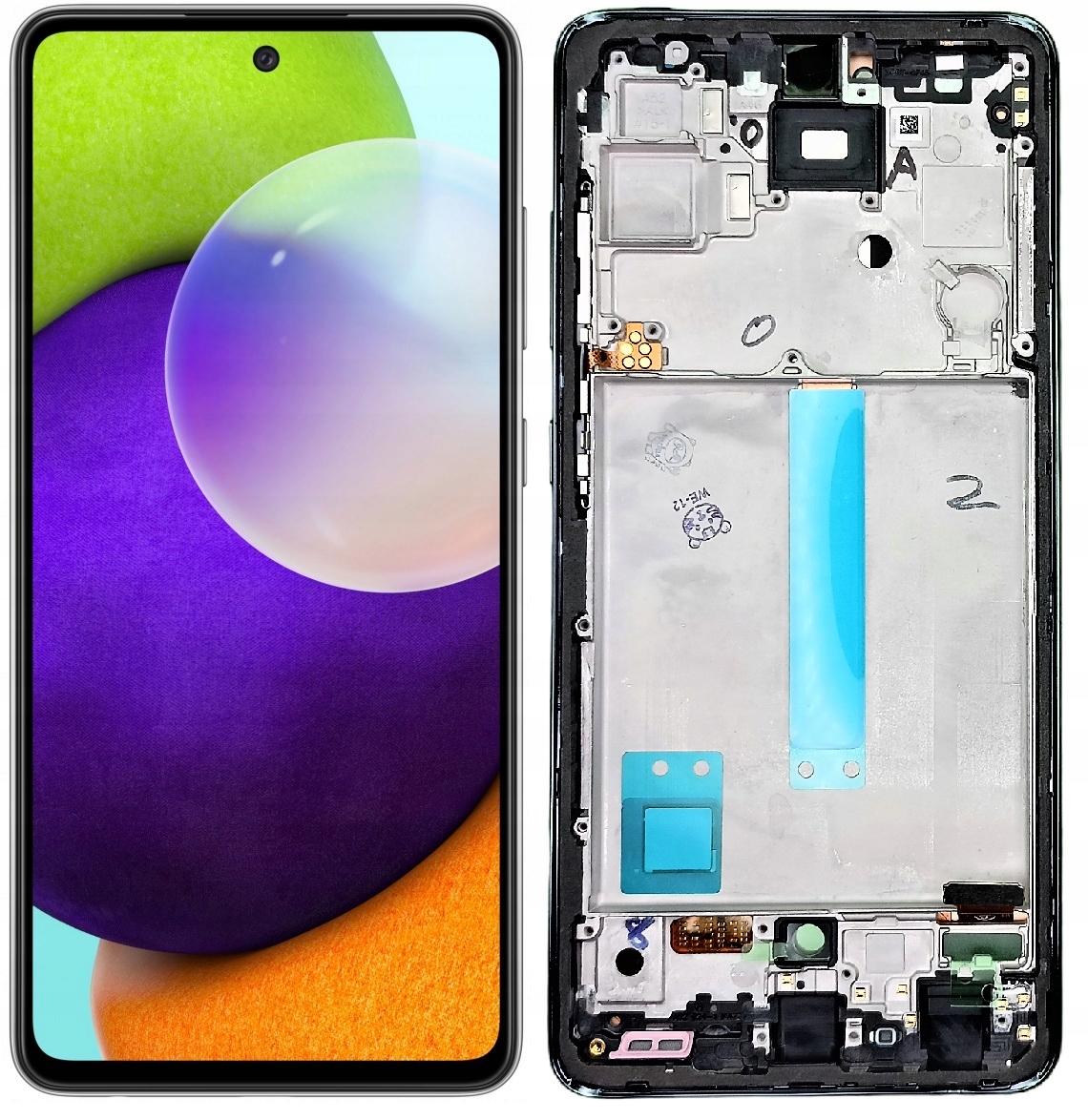 Wyświetlacz Ekran LCD do Samsung A52 4G OLED Ramka Czarna – Nowa jakość wyświetlania