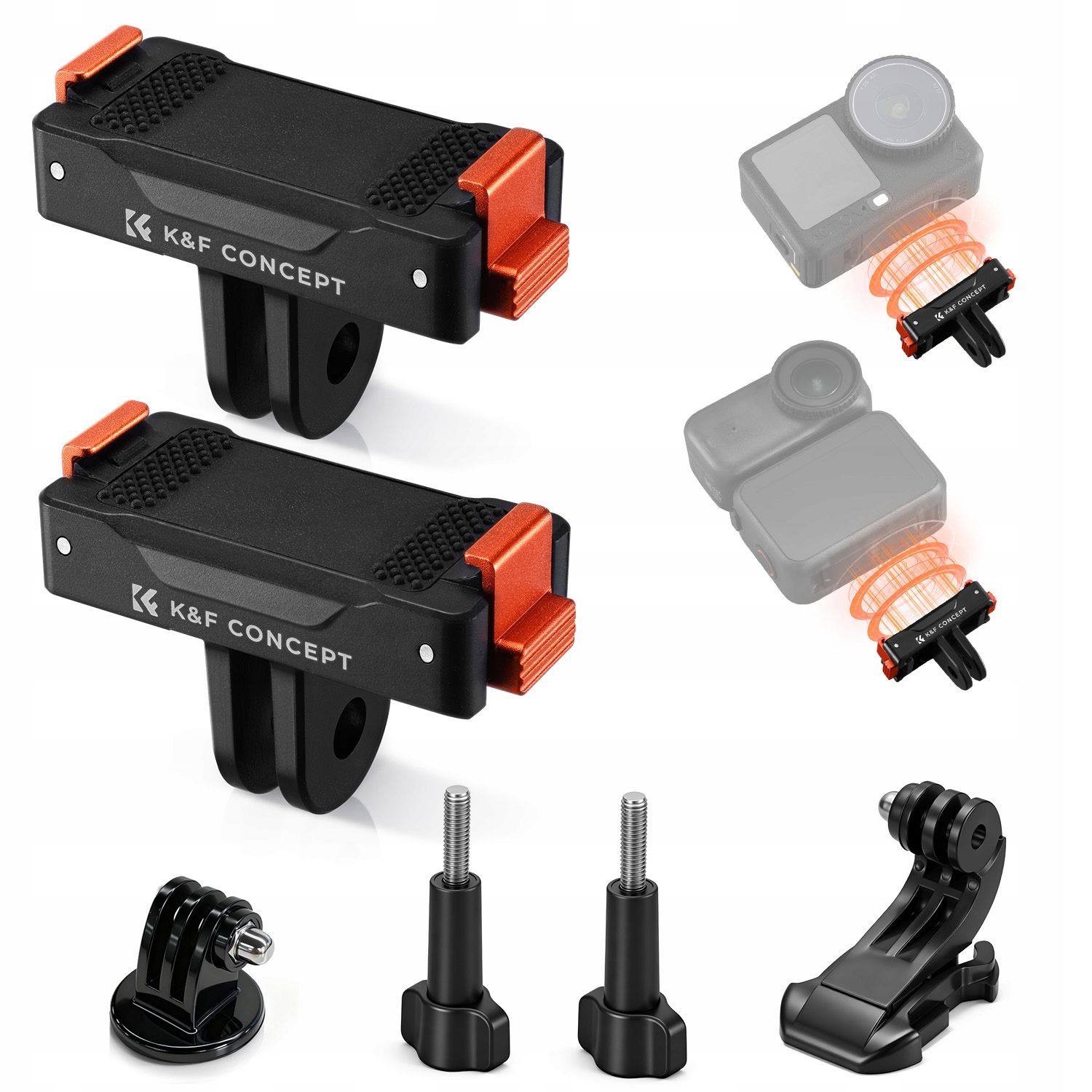 Kompatybilność z systemem GoPro 2-Pin i J-Hook – Wszechstronność w użyciu