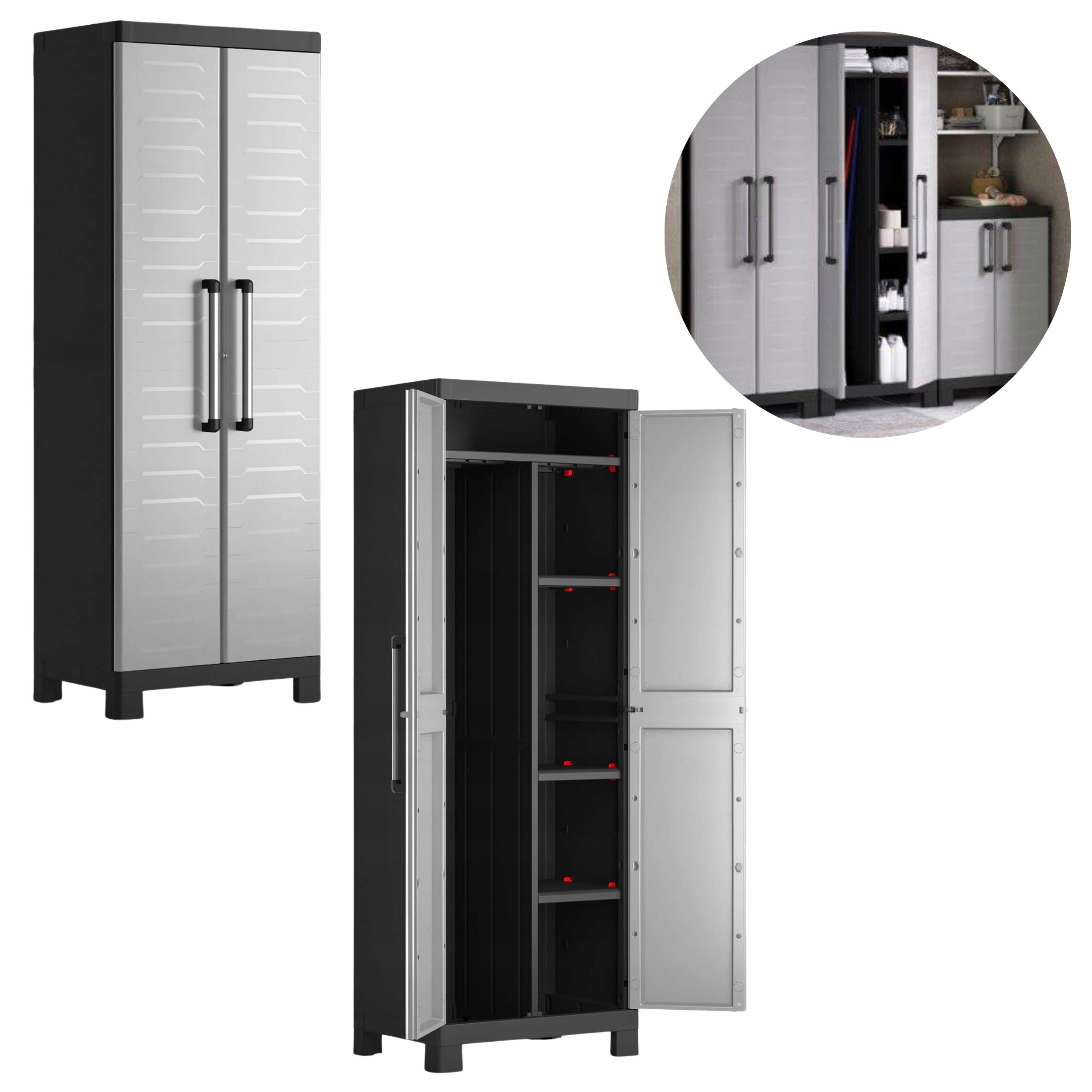 Szafa ogrodowa Detroit Utility szara – Idealne rozwiązanie do przechowywania