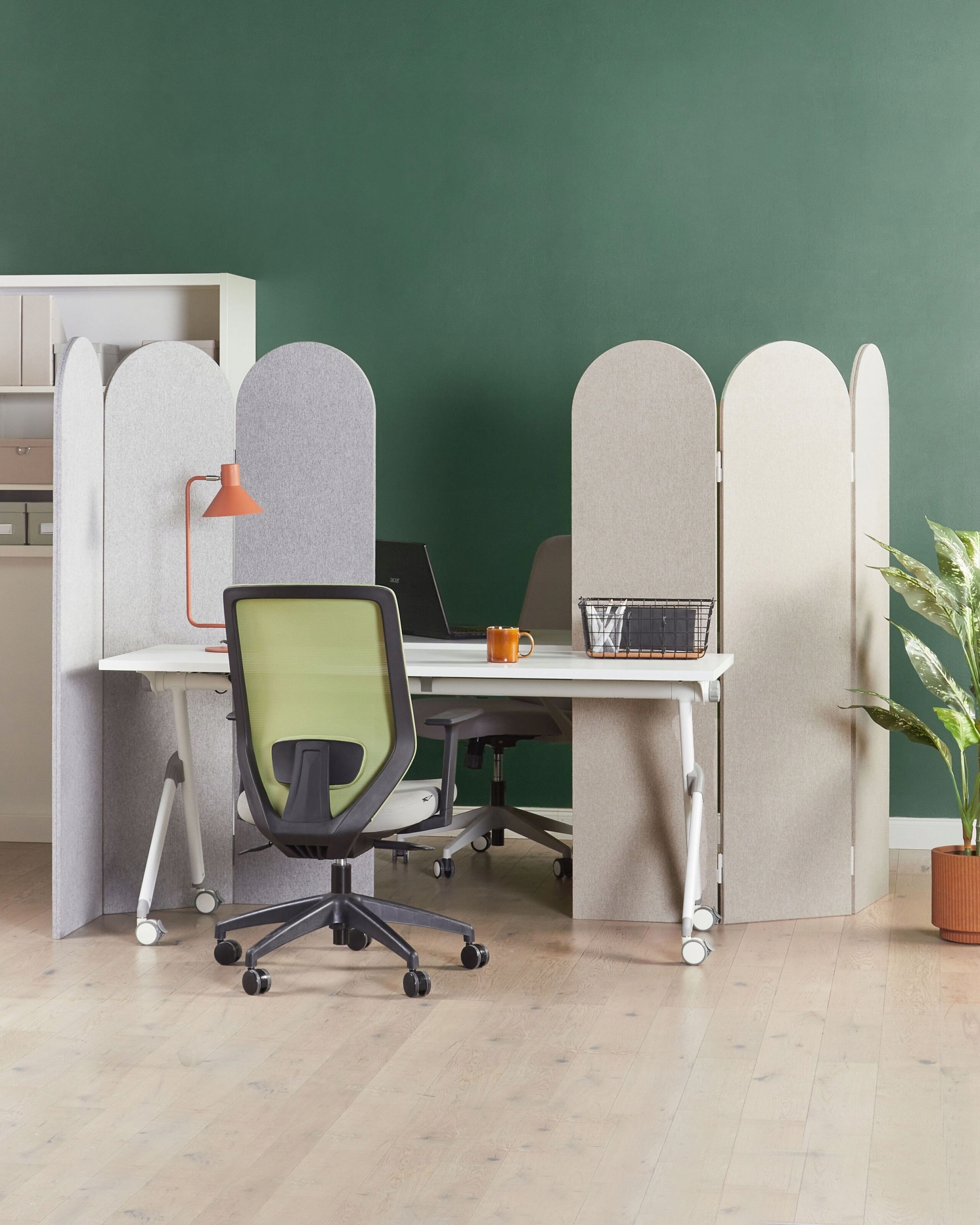 3-panelowa ścianka akustyczna SLIMMY Jasnoszary 120 cm x 160 cm – Styl i funkcjonalność w Twoim wnętrzu