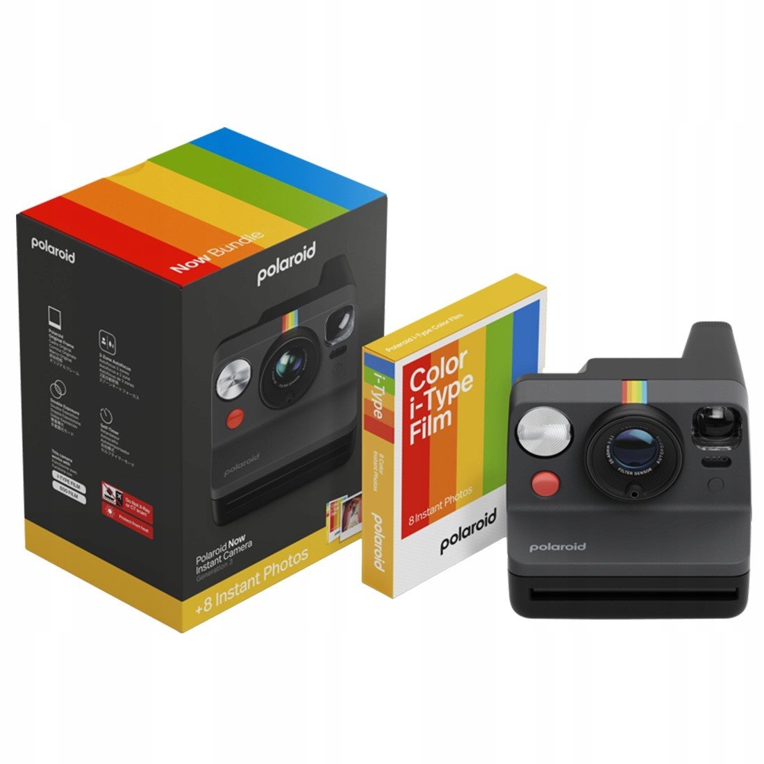 Polaroid Now Gen 3 Black – Klasyczny aparat natychmiastowy w nowoczesnym wydaniu