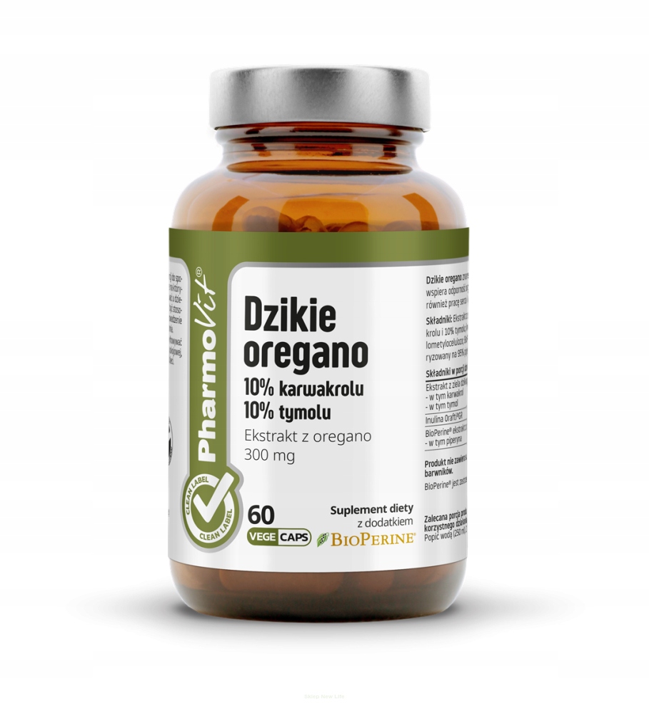 Dzikie Oregano Ekstrakt (300 mg) - wsparcie dla zdrowia