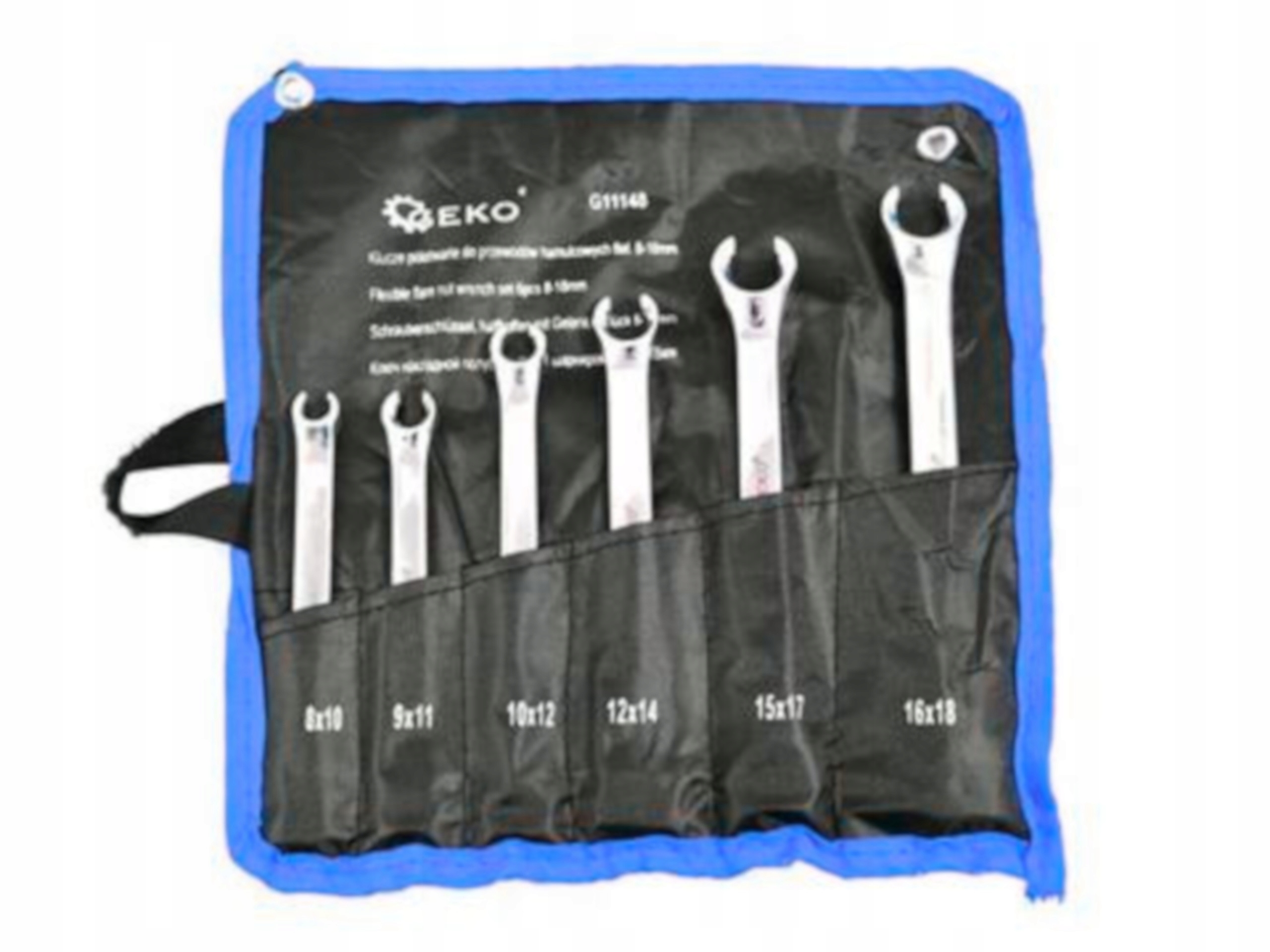 Klucze półotwarte do przewodów hamulcowych Geko G11148 – Niezbędne narzędzie w każdym warsztacie