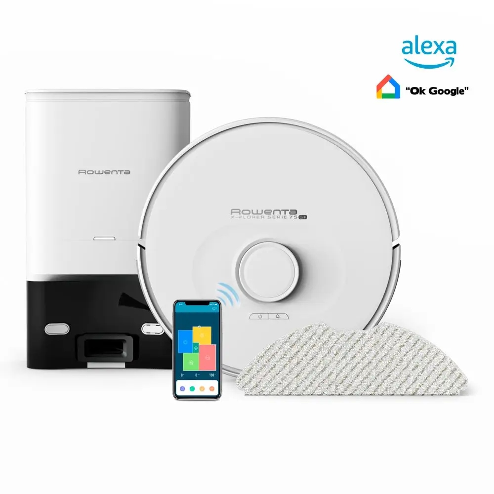 Rowenta RR8587 X-Plorer Serie 75+ – Robot do wycierania i odkurzania 4 w 1