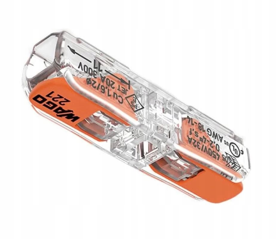 Szybkozłączka instalacyjna z dźwignią WAGO-221