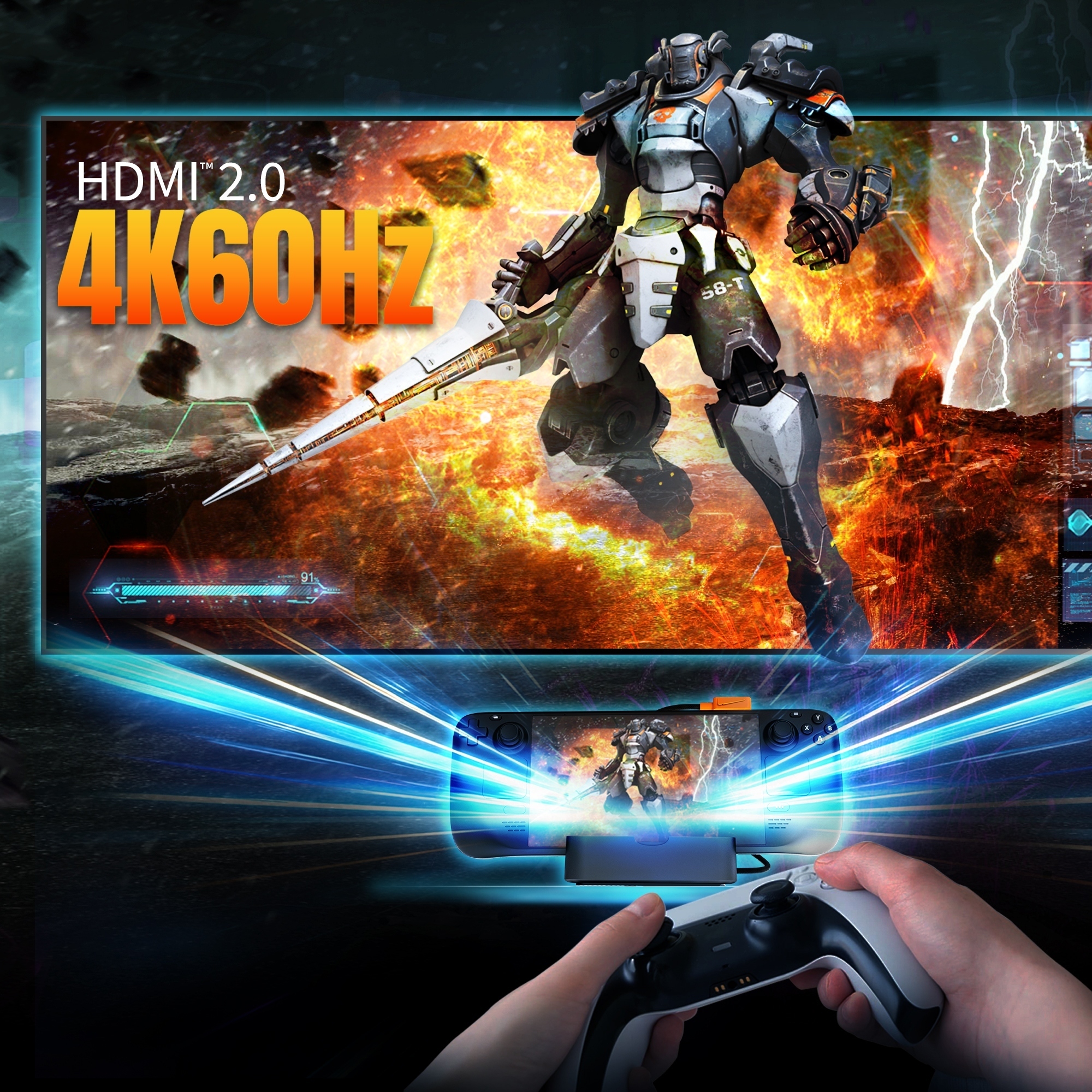 Wysoka jakość obrazu dzięki portowi HDMI 2.0