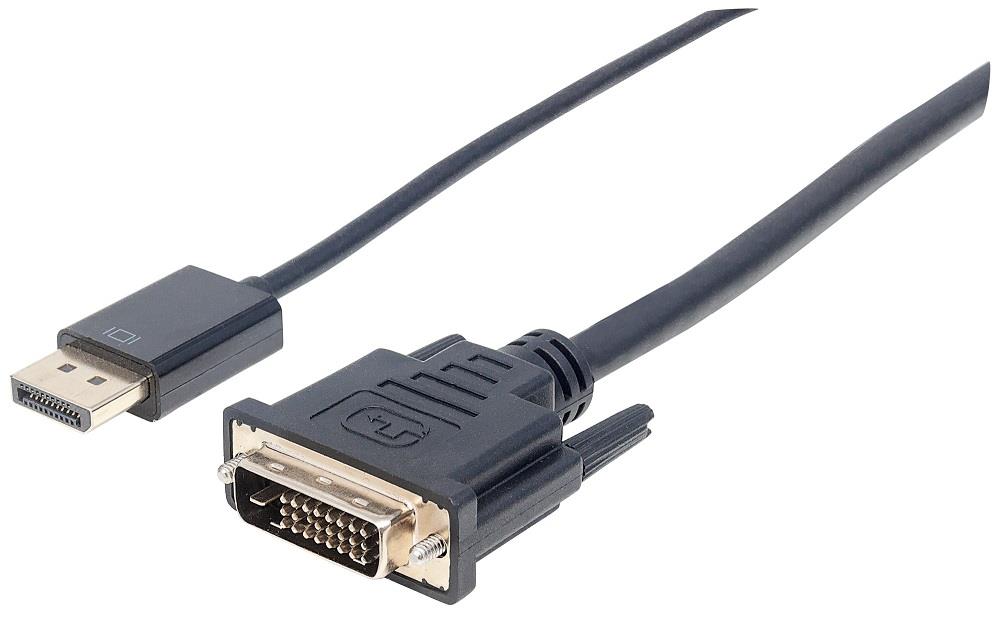 Kabel DisplayPort na DVI-D 24+1 1080p*60Hz 3 m M/M – Idealne połączenie dla Twojego sprzętu