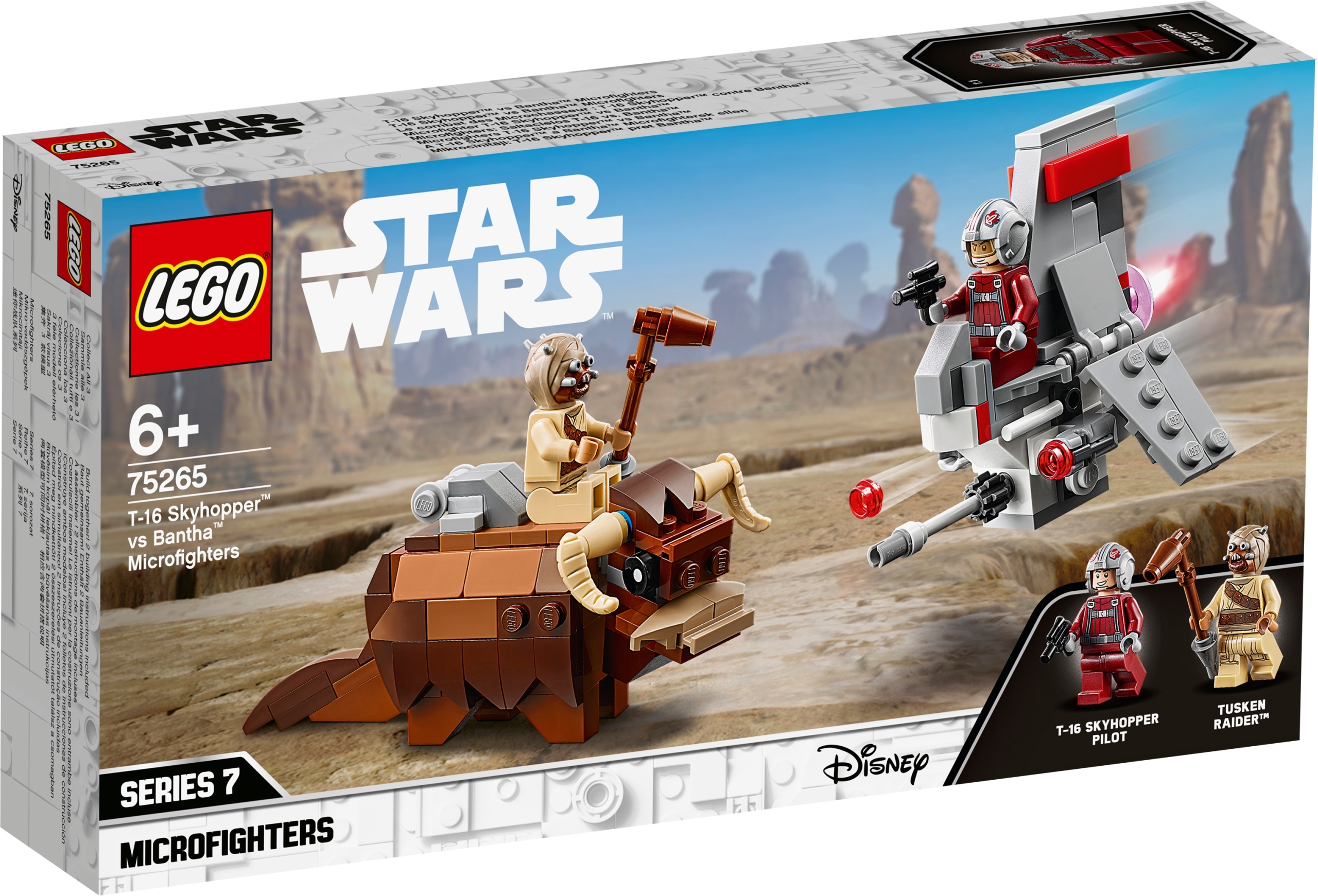 LEGO Star Wars T-16 Skyhopper kontra Bantha (75265) – Wprowadzenie do galaktycznej zabawy