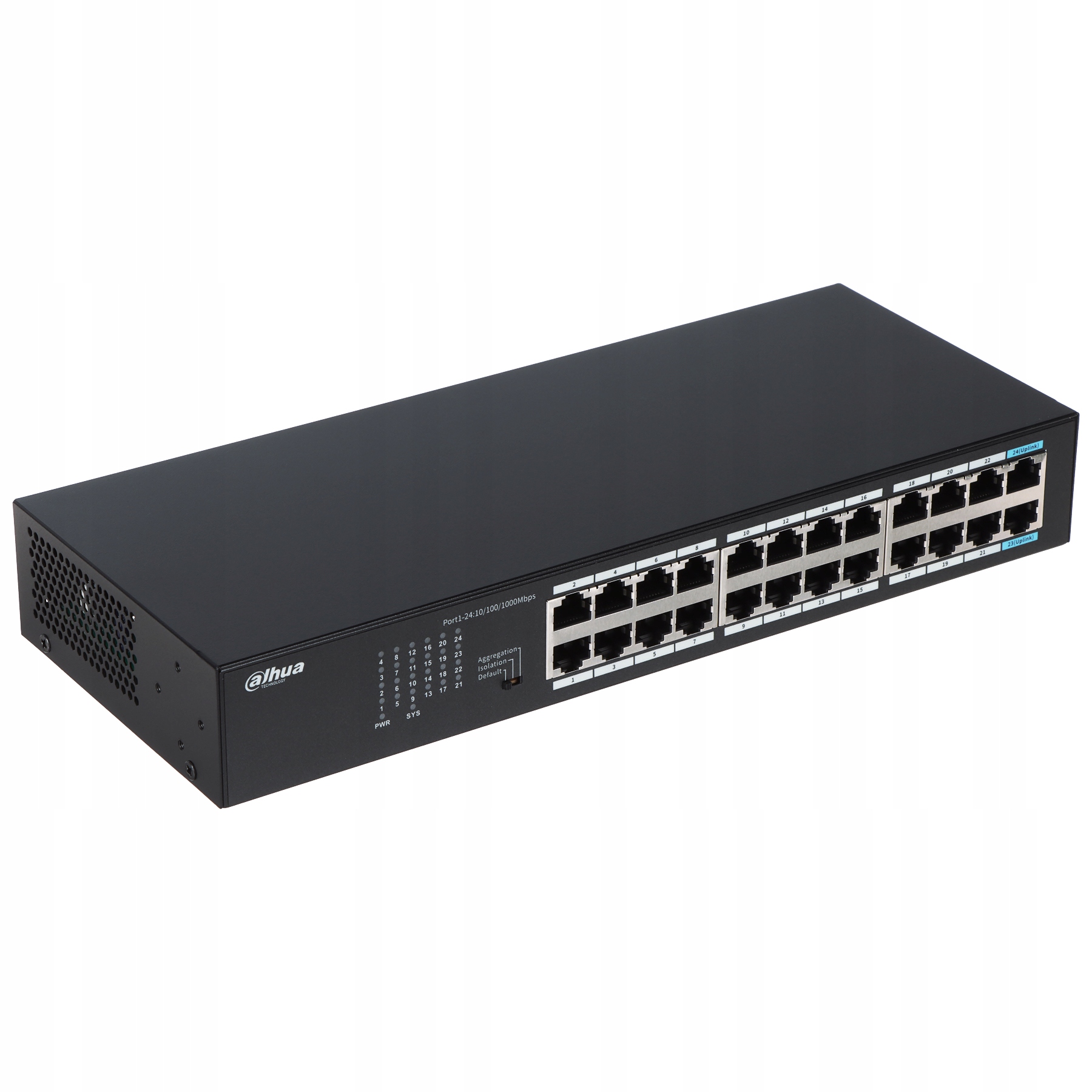 SWITCH PRZEMYSŁOWY S3024-24GT 24-PORTOWY DAHUA – Wydajność i niezawodność w sieciach