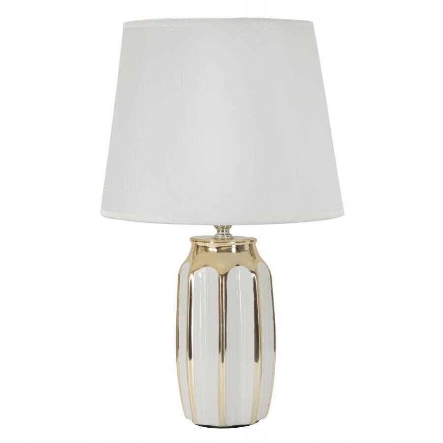 Lampa z ceramiczną podstawą TAVOLO, Ø 25 cm – Elegancka lampka nocna do sypialni