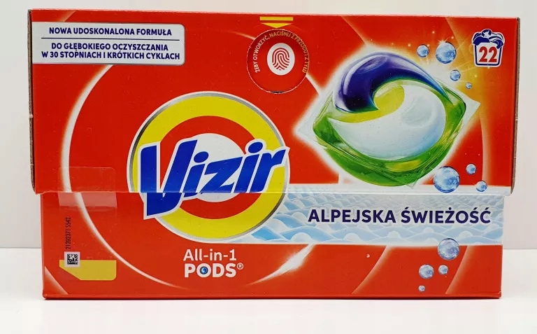 All in 1 Pods Alpejska Świeżość – Doskonałe kapsułki do prania
