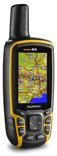 Ekran mapy urządzenia GPSMAP 64