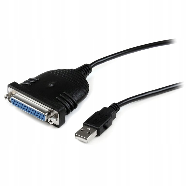 StarTech USB-A - IEEE 1284 (LPT) 1.8 m Czarny – Adapter do drukarek