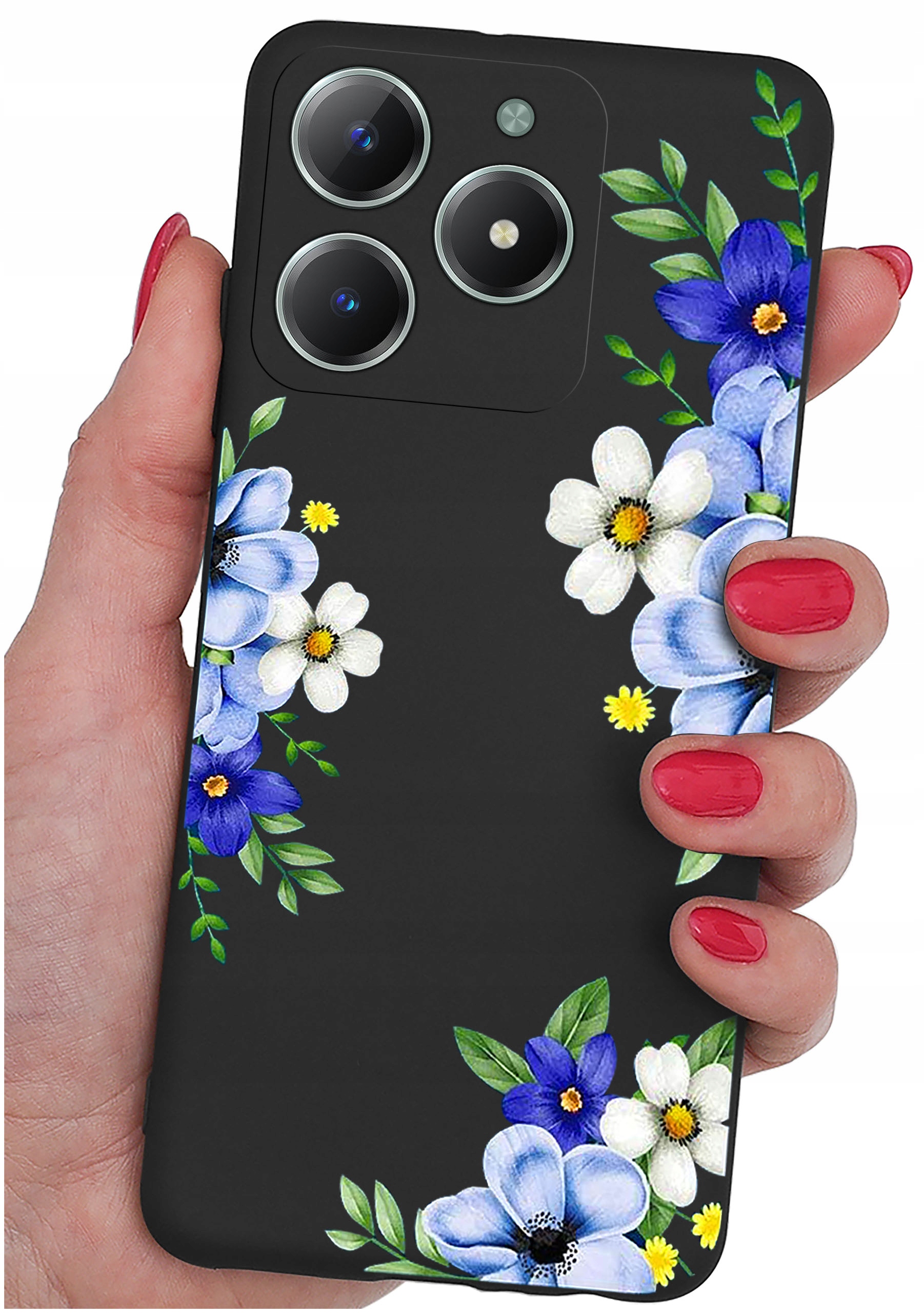 Etui do Realme C61 | C63 WZORY | SILIKONOWE MATT CASE + SZKŁO HARTOWANE 9H – Ochrona i styl w jednym