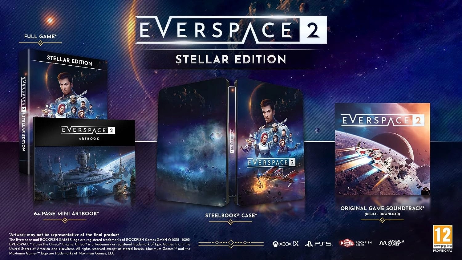 Zawartość zestawu Everspace 2 Stellar Edition