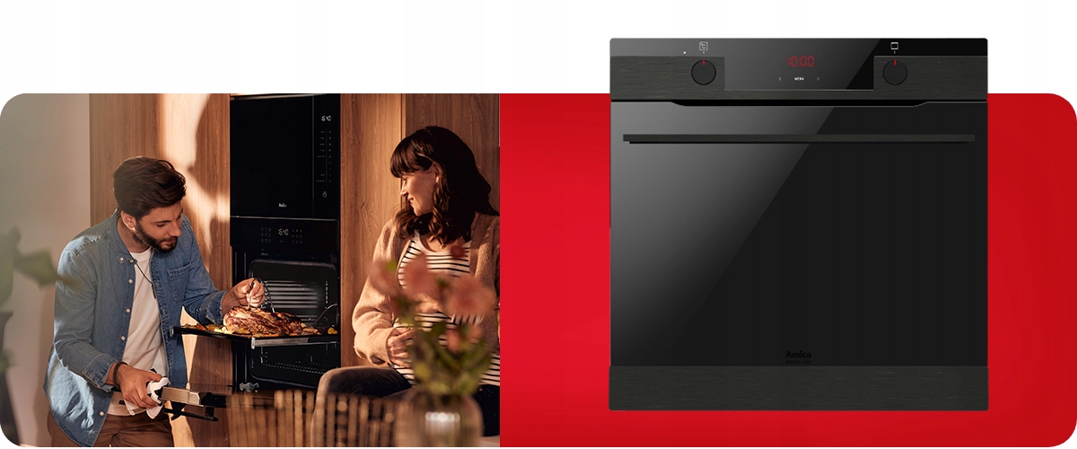 Wyświetlacz LED z kontrolą czasu pieczenia – Precyzyjna obsługa