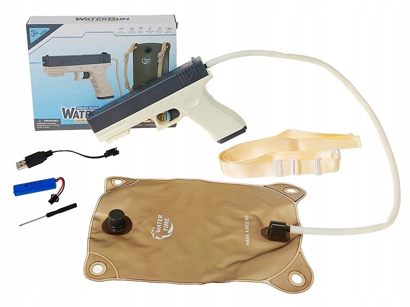 Pistolet na wodę elektryczny z plecakiem 28,5 cm – Idealna zabawa na upalne dni