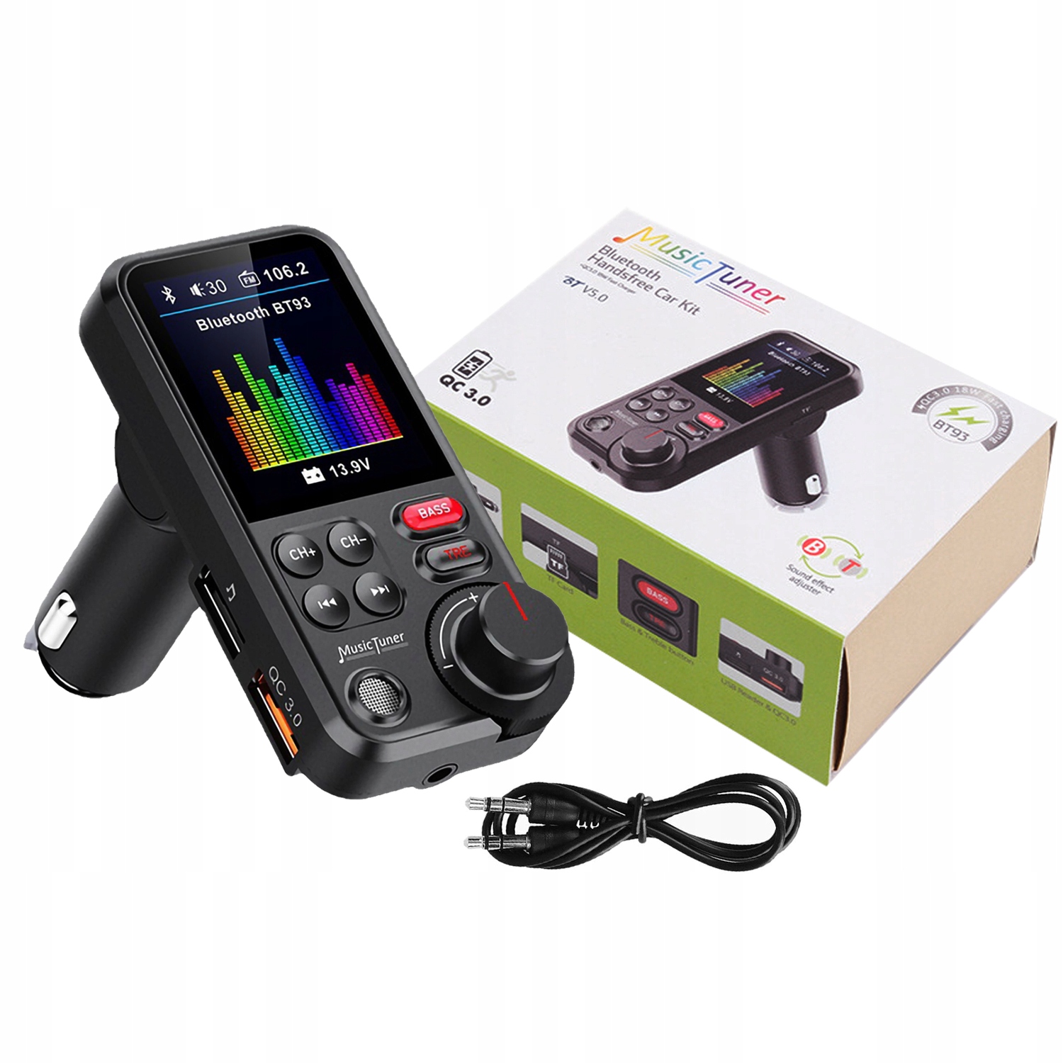 Wygodne odtwarzanie muzyki przez Bluetooth i USB