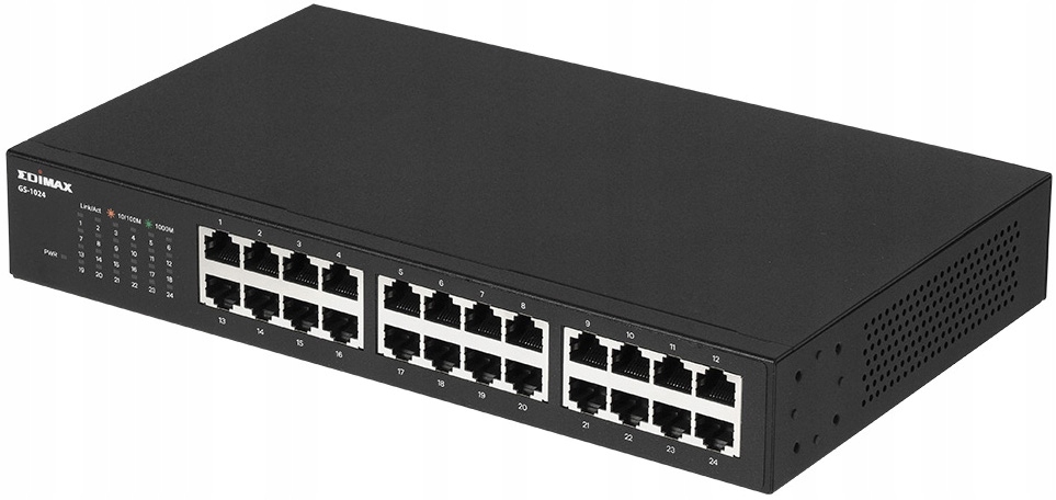 Wydajność z 24 portami Gigabit Ethernet