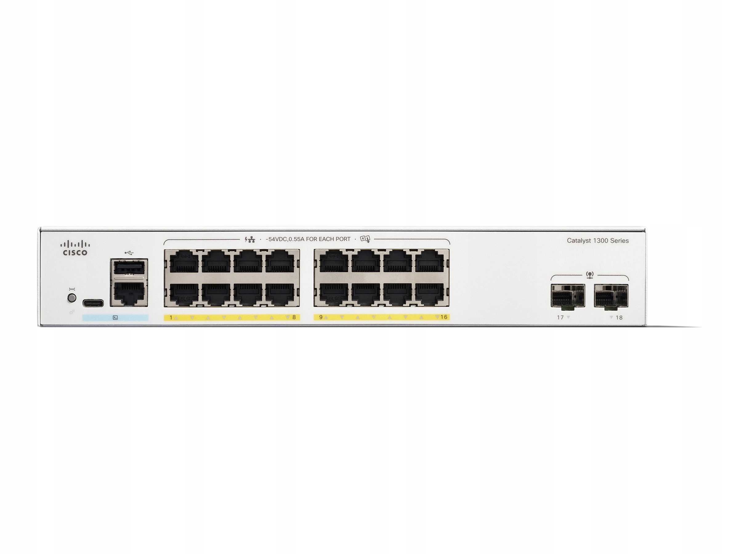 Zarządzany przełącznik L2/L3 z 16 portami Gigabit Ethernet