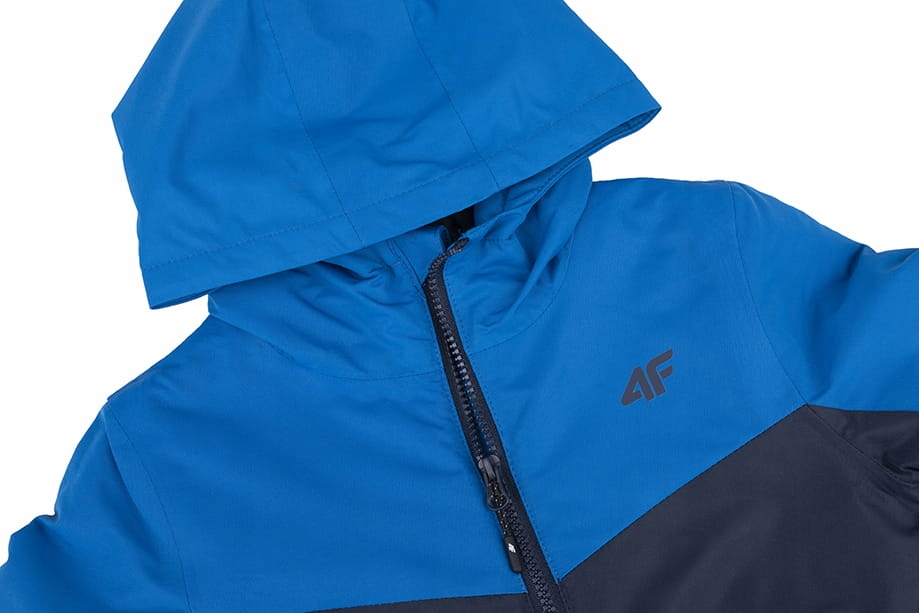 Kurtka narciarska dla chłopca 4F granatowo-niebieska HJZ22 JKUMN001 – Komfort i styl na stoku