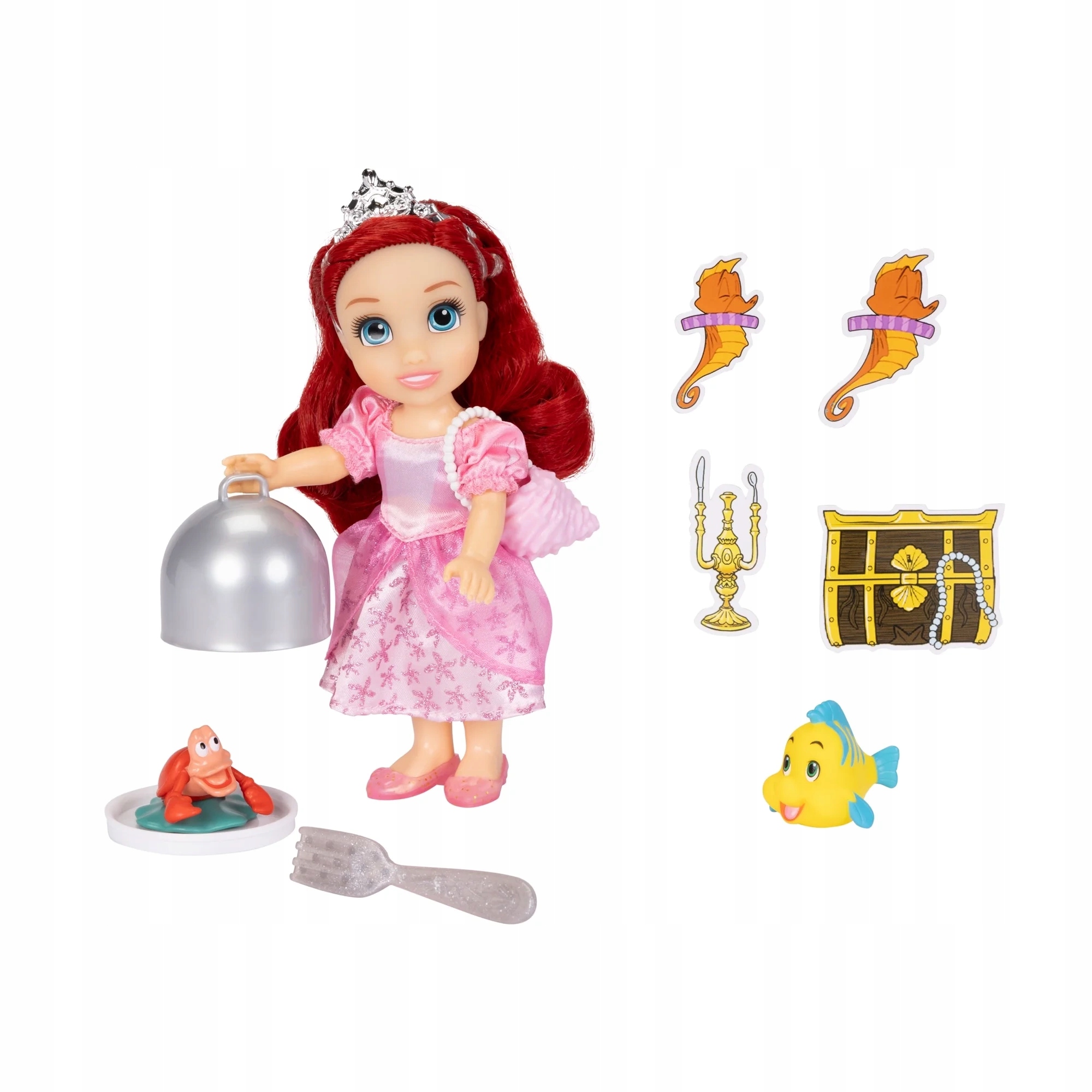 Mini lalka Disney Mała Syrenka Arielka 16 cm – Magia przygód w Twoim domu