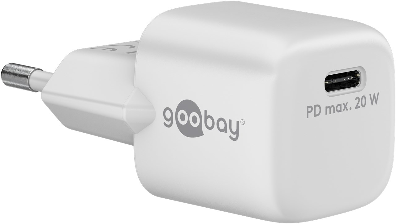 Szybka ładowarka USB-C PD Nano (20 W) biały – Idealne rozwiązanie do ładowania