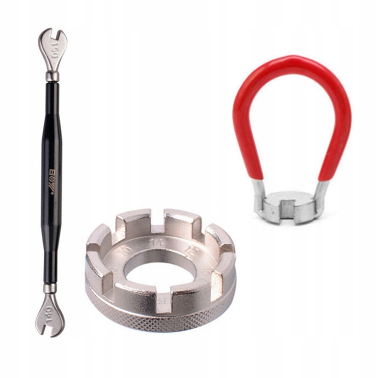 Obustronny klucz do dociągania szprych 14g i 15g – precyzyjne dopasowanie