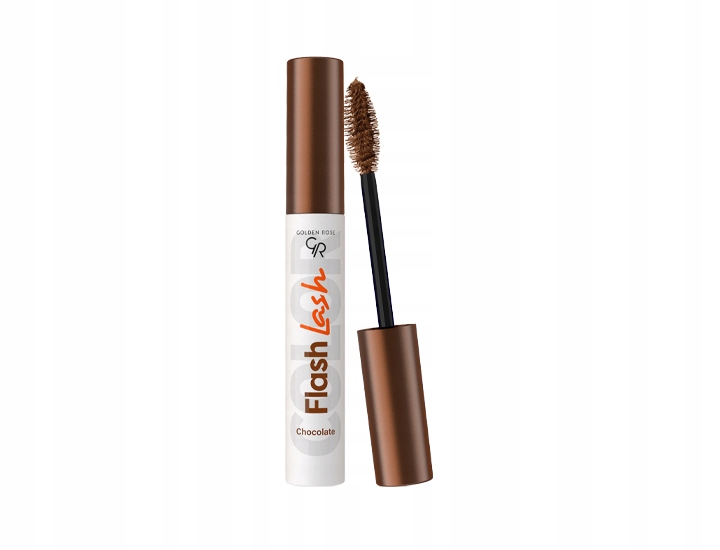 Golden Rose Flash Lash Kolorowy tusz do rzęs 9ml Chocolate – Wyrazisty kolor dla Twoich rzęs