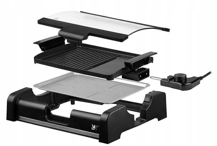 Ergonomiczny design i łatwe czyszczenie – Wyjmowana płyta grillowa