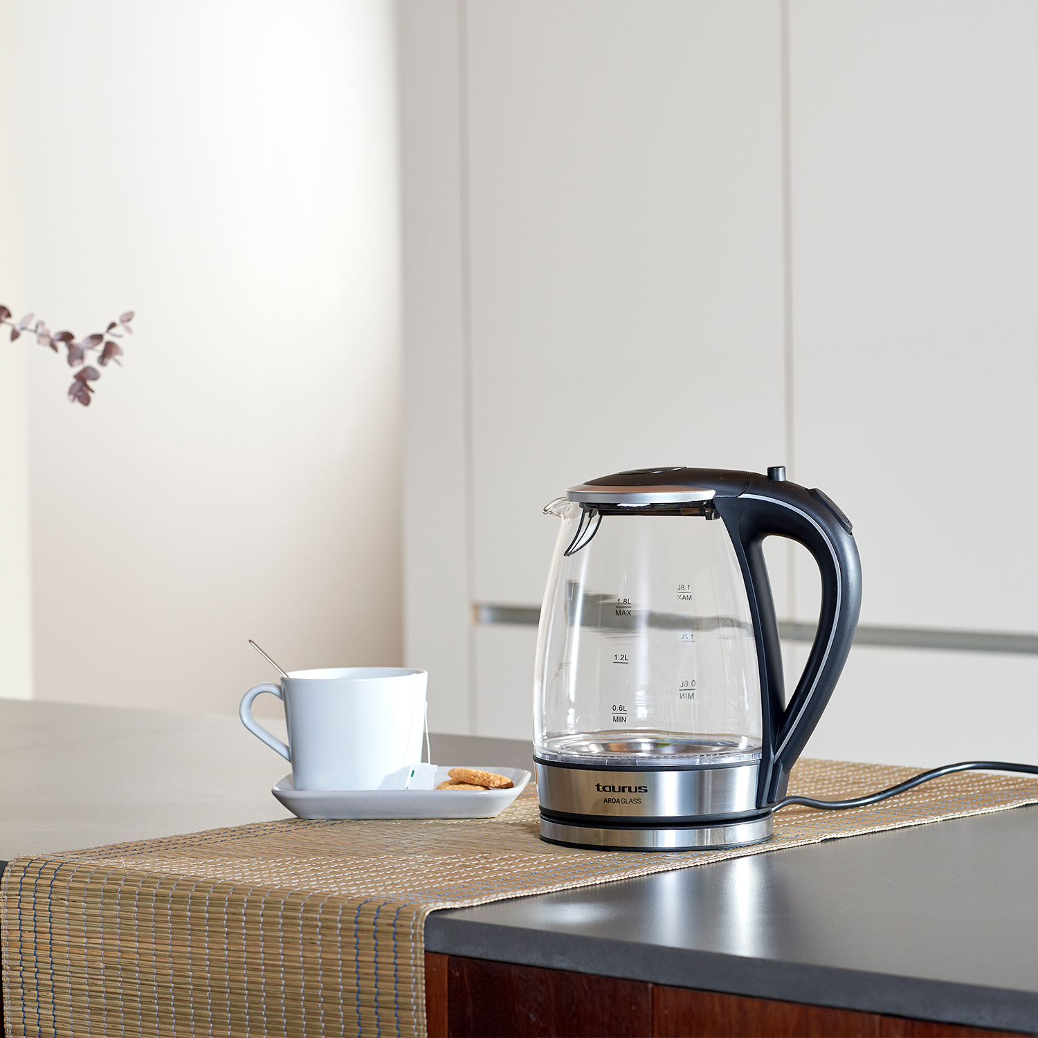 czajnik Taurus Aroa Glass 220 W 1,8 l