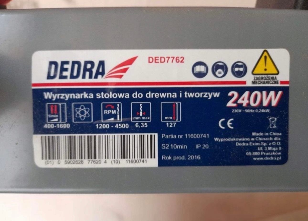 Wysoka moc silnika 240W