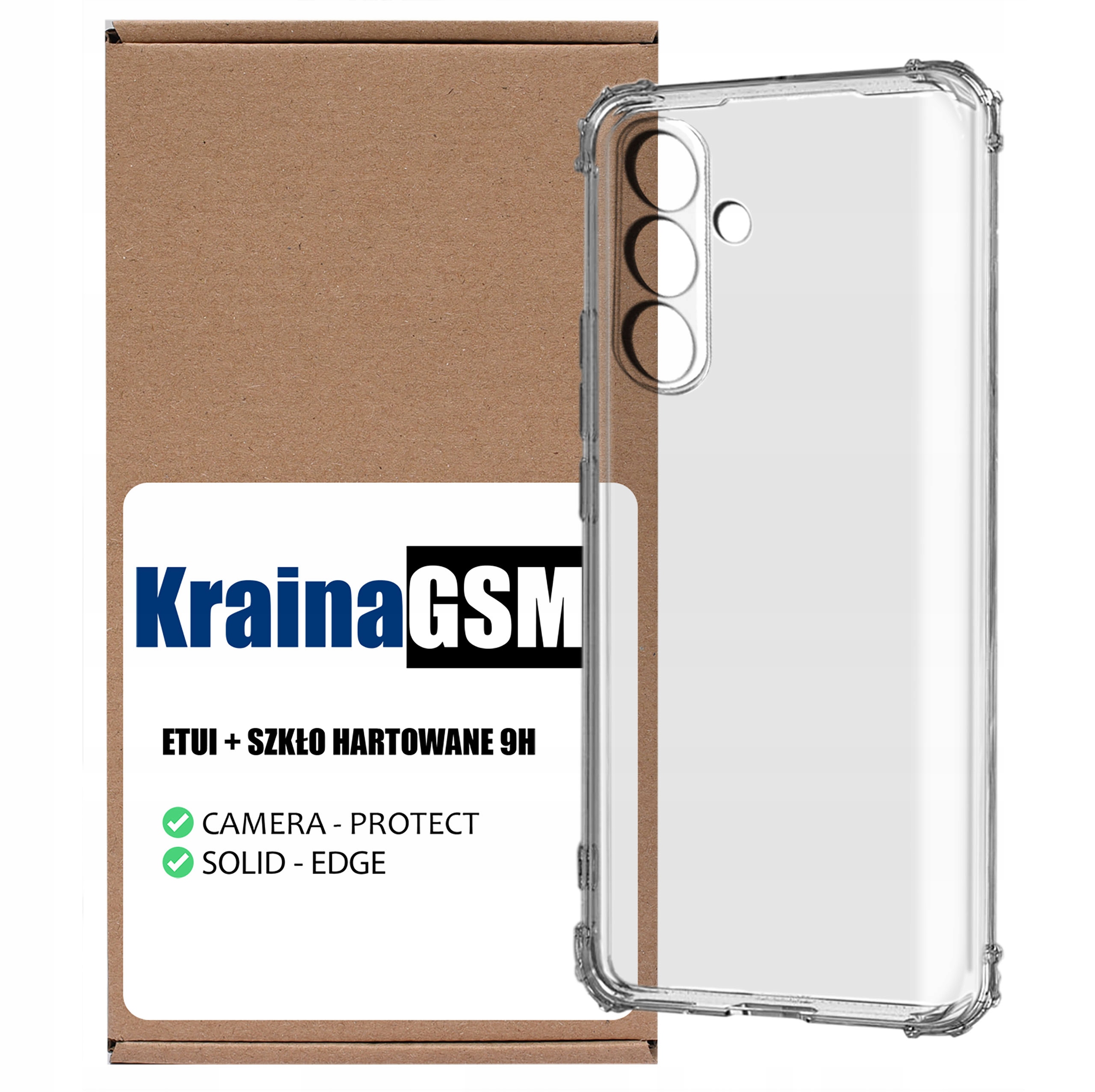 ZESTAW Etui do Samsung A15 5G ANTI-SHOCK Clear Wzmacniane – Ochrona na najwyższym poziomie
