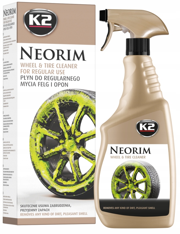 Płyn do mycia felg opon K2 Neorim 700ml – Skuteczność i bezpieczeństwo w jednym