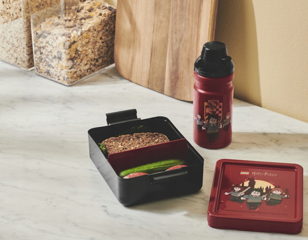 Praktyczny lunchbox z przesuwanym przedziałkiem – Bezpieczne przechowywanie przekąsek