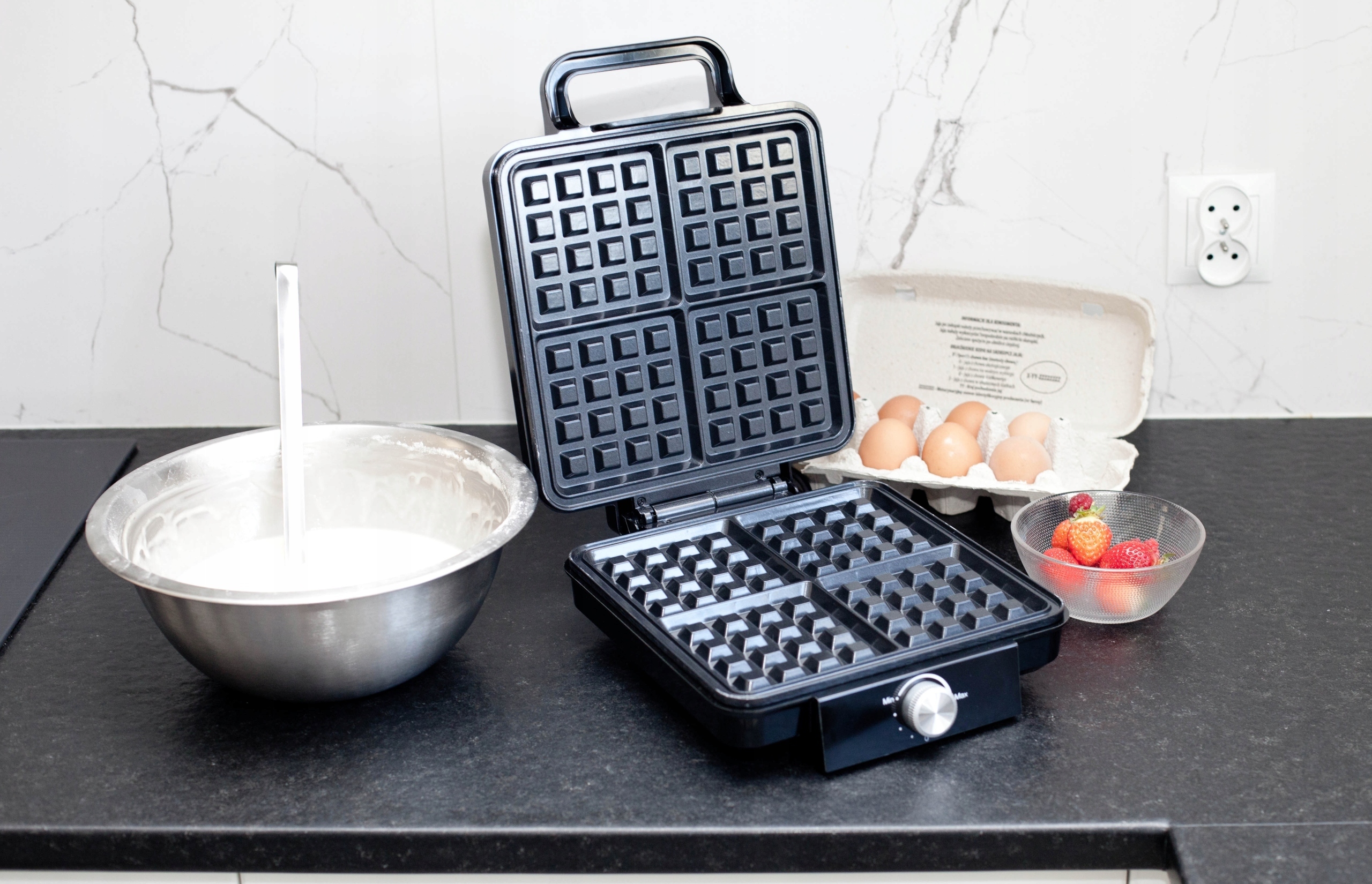 Regulacja temperatury – Idealne gofry według Twojego gustu