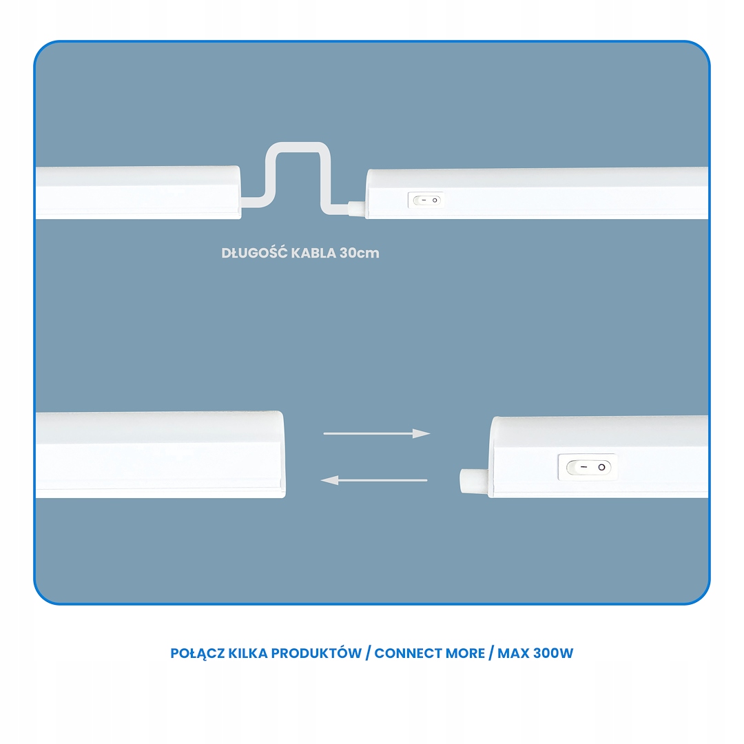 System oświetleniowy z możliwością łączenia lamp