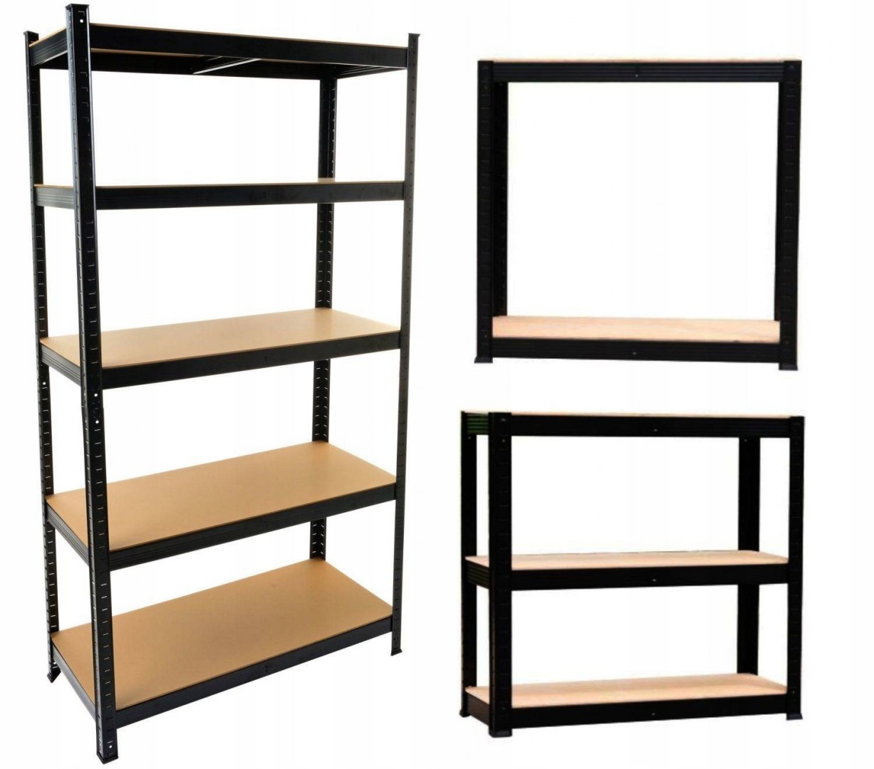 Funfit Regał metalowy magazynowy 180x90x40 cm – Idealne rozwiązanie do przechowywania