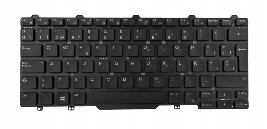 Klawiatura hiszpańska z 83 klawiszami