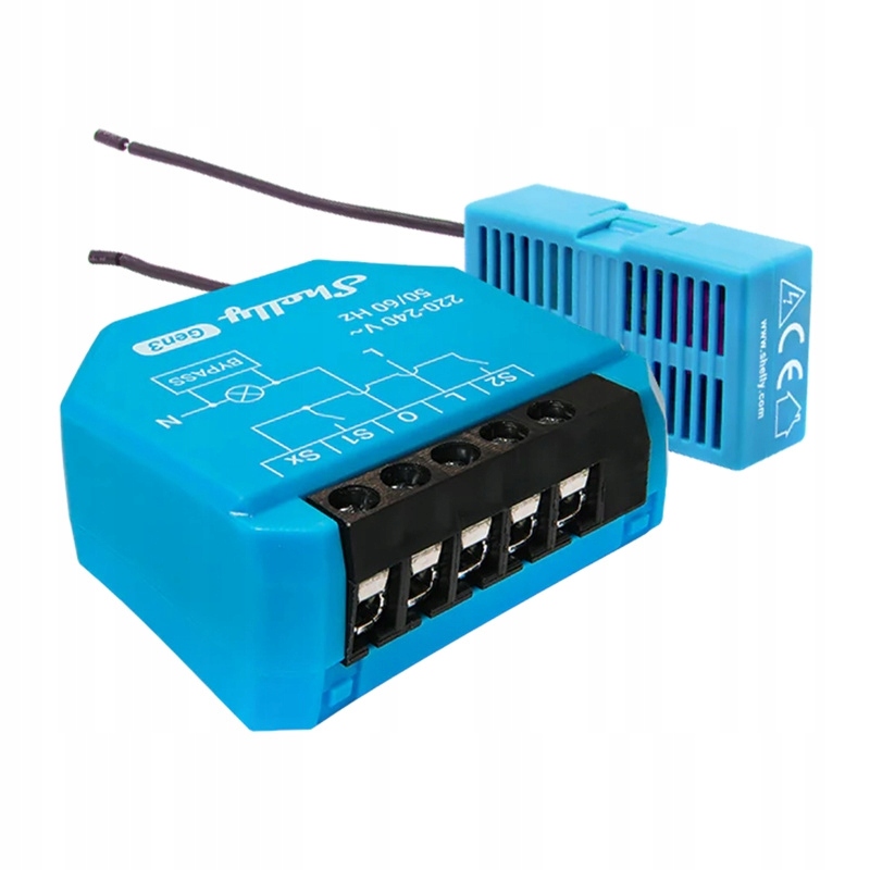 Shelly 1L Gen3 – Kompaktowy Sterownik Zdalnego Sterowania Wi-Fi i Bluetooth